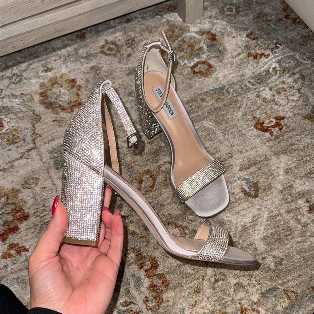 Steve Madden Silver Women's Heels